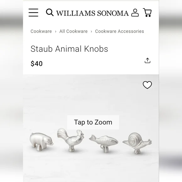 Staub Rooster Knob - Picture 2 of 6